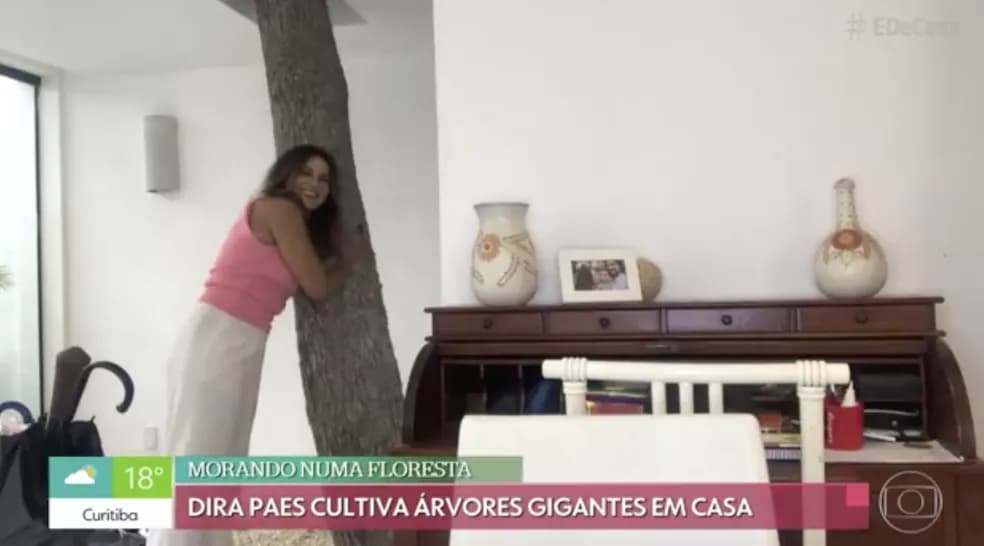 Casa da atriz Dira Paes (Imagem: Reprodução)