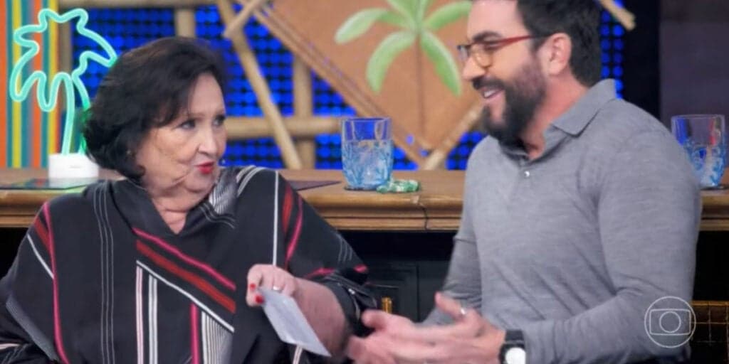 Dona Déa se irrita com Padre Fábio de Melo, corta religioso e deixa Huck em choque: "Você é mentiroso''