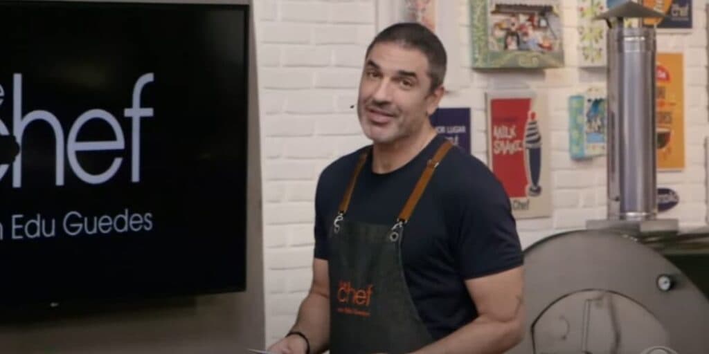 Edu Guedes se desentende com chef do programa ao vivo na Band e tudo vai ao ar: "Você me deixou na mão"
