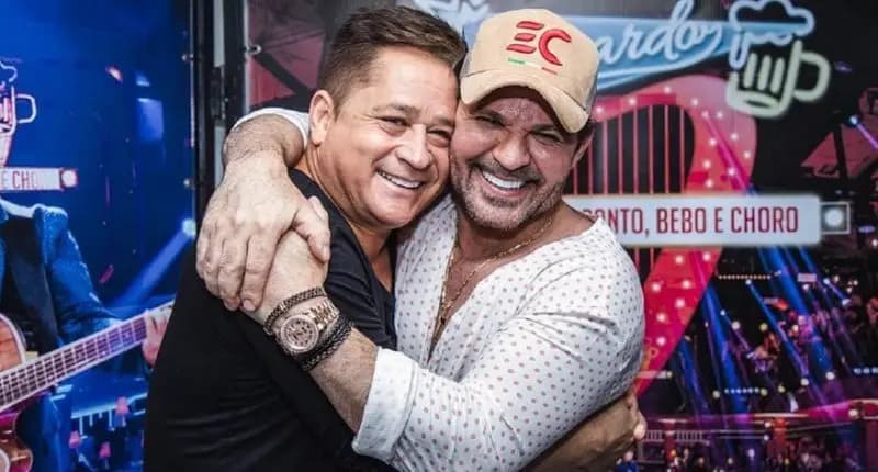 O valor que Eduardo Costa e Leonardo recebem para fazer um único show é de assustar - Foto reprodução