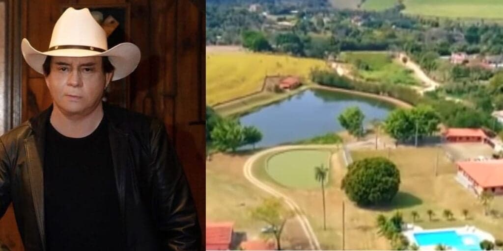 Lago, 10 mil cabeças de gado e plantação de grãos: a fazenda Galopeira de Chitãozinho é uma das mais absurdas
