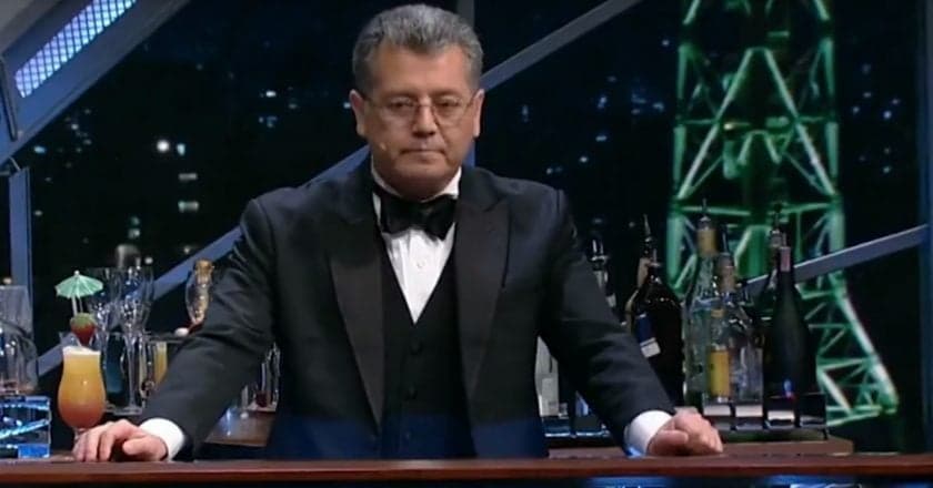 Garçom Alex, que trabalhou com Jô Soares (Foto: Reprodução/TV Globo)