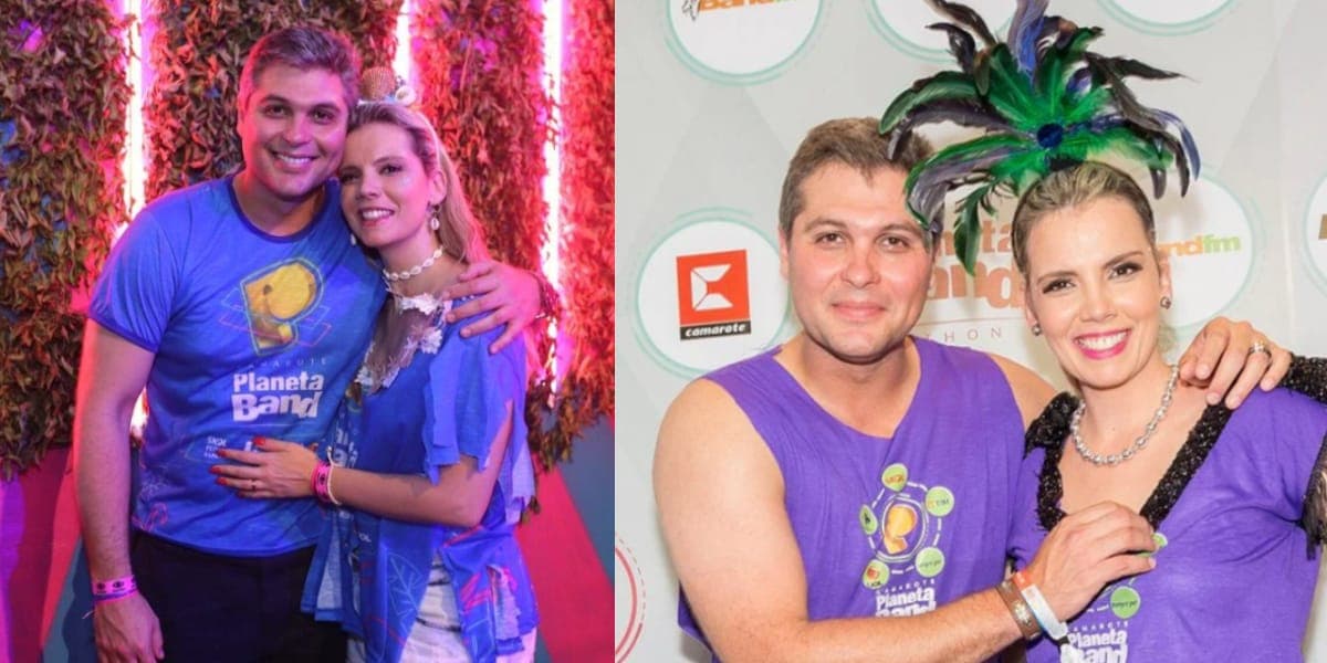Joel Datena e Mel (Reprodução: Montagem TV Foco) Joel Datena e Mel (Reprodução: Montagem TV Foco)