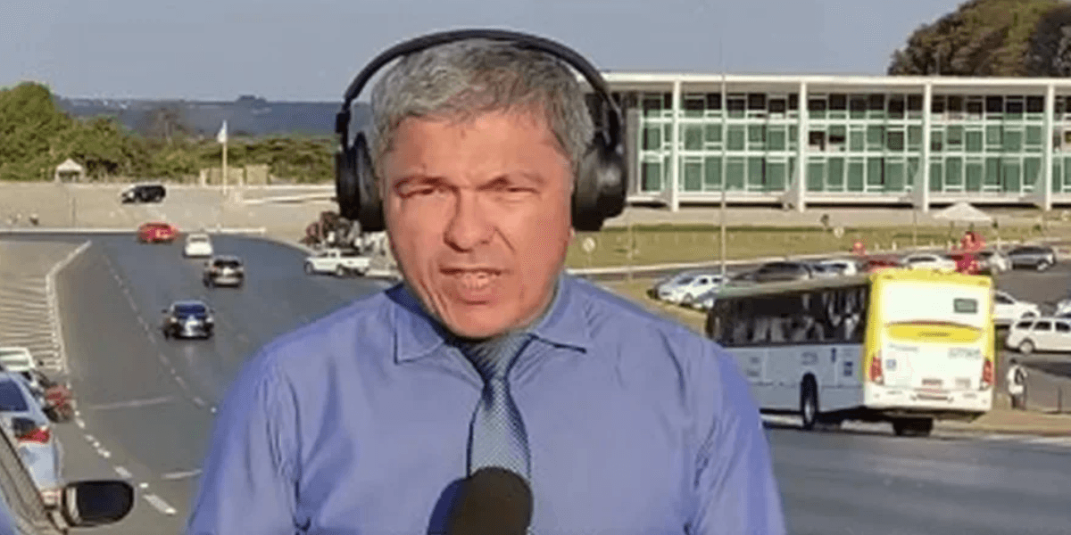 Jornalista Wellington Macedo está foragido após envolvimento em ato golpista (Foto: Reprodução)