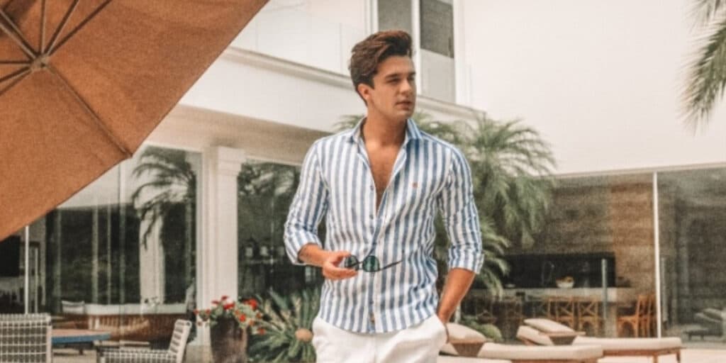 Lustre gigante, piscina e igual um resort de luxo: Mansão de R$43mi de Luan Santana está empacada há 2 anos