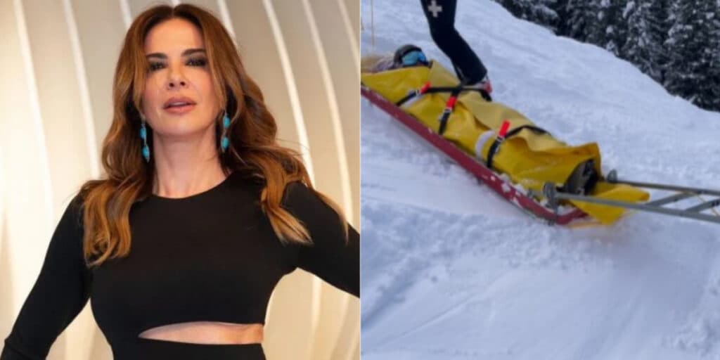 Luciana Gimenez tem vídeo chocante divulgado carregada de maca após acidente: “Eu tive a certeza”