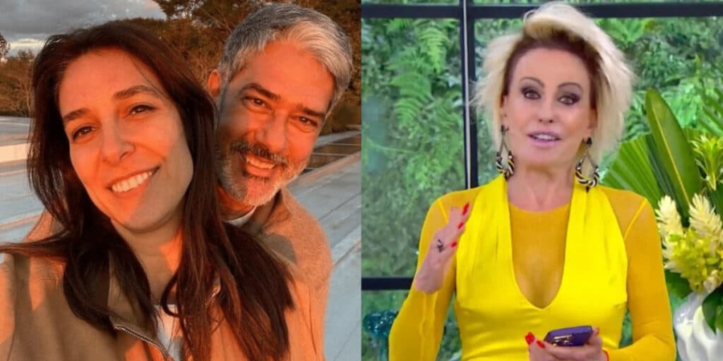 Esposa de William Bonner divulga vídeo com mensagem de Ana Maria e atitude da loira: "Esse é"