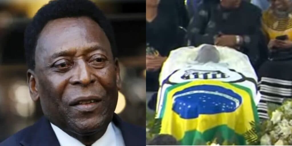 Antes de ser exposto em caixão aberto, corpo de Pelé teve todo o sangue retirado e motivo é revelado