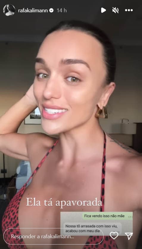 Rafa Kalimann fez desabafo sobre as previsões que fazem sobre a sua vida (Foto: Reprodução/ Instagram) Rafa Kalimann fez desabafo sobre as previsões que fazem sobre a sua vida (Foto: Reprodução/ Instagram)