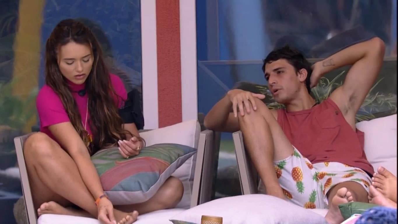 Rafa Kalimann e Felipe Prior durante o BBB20 (Foto: Reprodução/ Globo) Rafa Kalimann e Felipe Prior durante o BBB20 (Foto: Reprodução/ Globo)