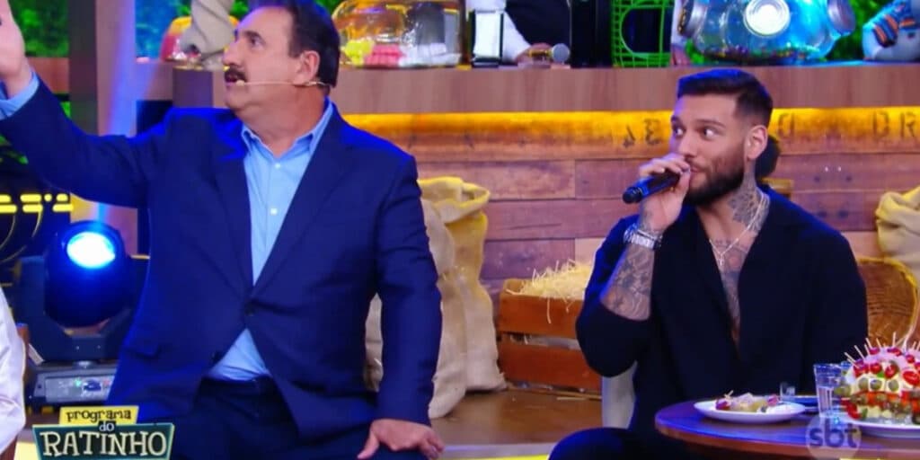 Lucas Lucco confessa para Ratinho o que realmente é e fala sobre sertanejos: "A vida toda"