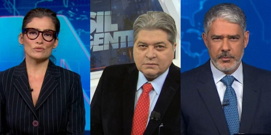 O choro de Datena, Renata e Bonner, no mesmo dia, após perderem o chão ao vivo com notícia devastadora