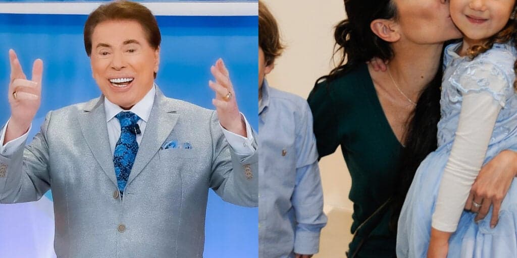 Cacheada e loirinho: netos de Silvio Santos, nunca vistos antes, surgem em foto e beleza é de cair o queixo
