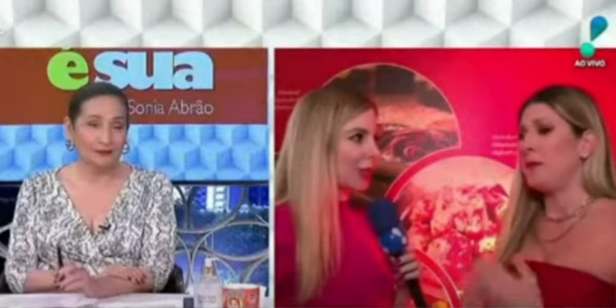 Sonia Abrão reagiu a imitação de Dani Calabresa (Foto: Reprodução/RedeTV!) Sonia Abrão reagiu a imitação de Dani Calabresa (Foto: Reprodução/RedeTV!)