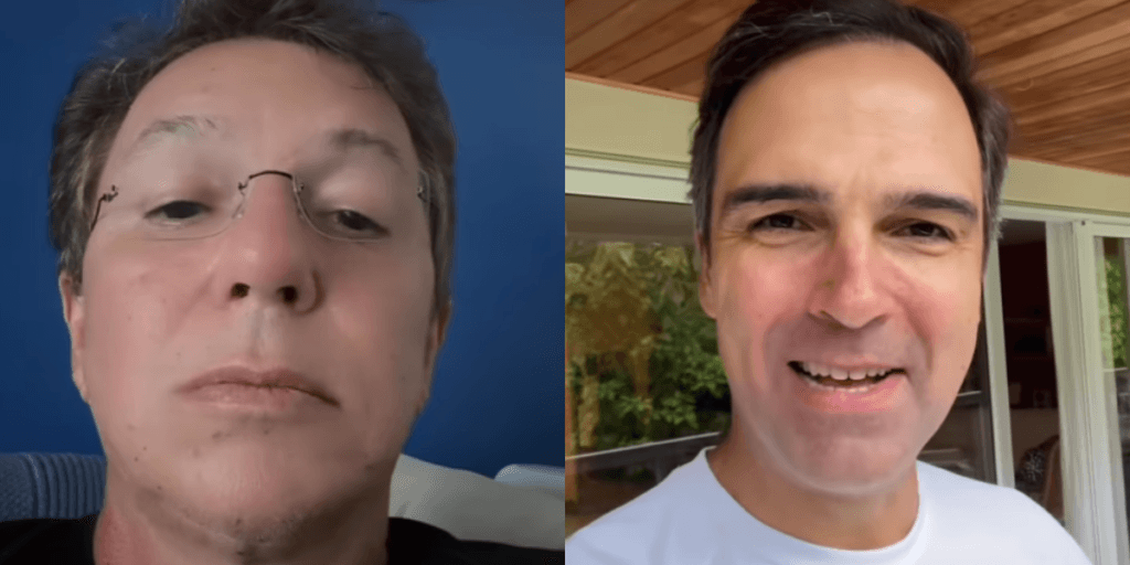 Boninho se depara com vídeo de Tadeu Schmidt no banheiro e tem reação que poucos esperavam: "Não posso''
