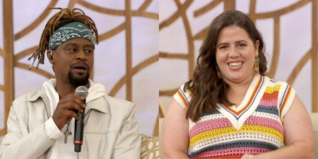 Ao vivo, Toni Garrido fica perplexo com atitude de Tati Machado e fala o que pensa: "Tenho medo"