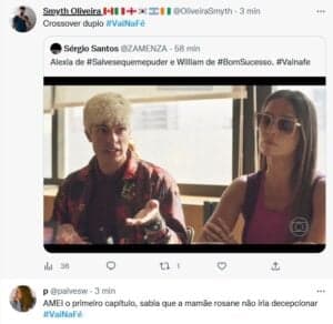 Web aprova estreia de Vai na Fé (Foto: Reprodução / Twitter) Web aprova estreia de Vai na Fé (Foto: Reprodução / Twitter)