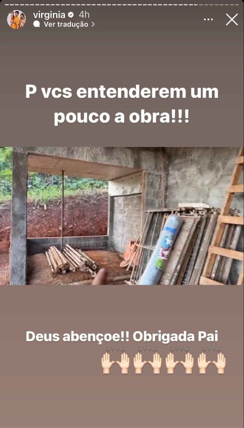 A famosa influenciadora, Virginia Fonseca, causa choque ao mostrar obras da sua nova mansão - Foto Reprodução