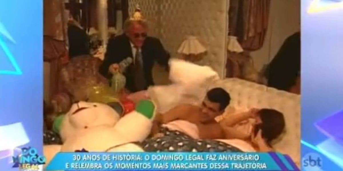 SBT choca ao expor Zezé e Zilu na cama - Foto: Reprodução SBT choca ao expor Zezé e Zilu na cama - Foto: Reprodução