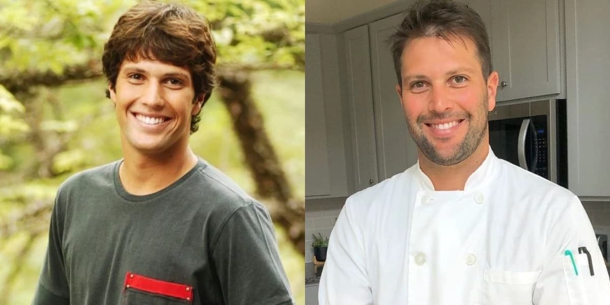 Antes e depois de Gustavo Leão, da Globo (Foto: Divulgação) Antes e depois de Gustavo Leão, da Globo (Foto: Divulgação)