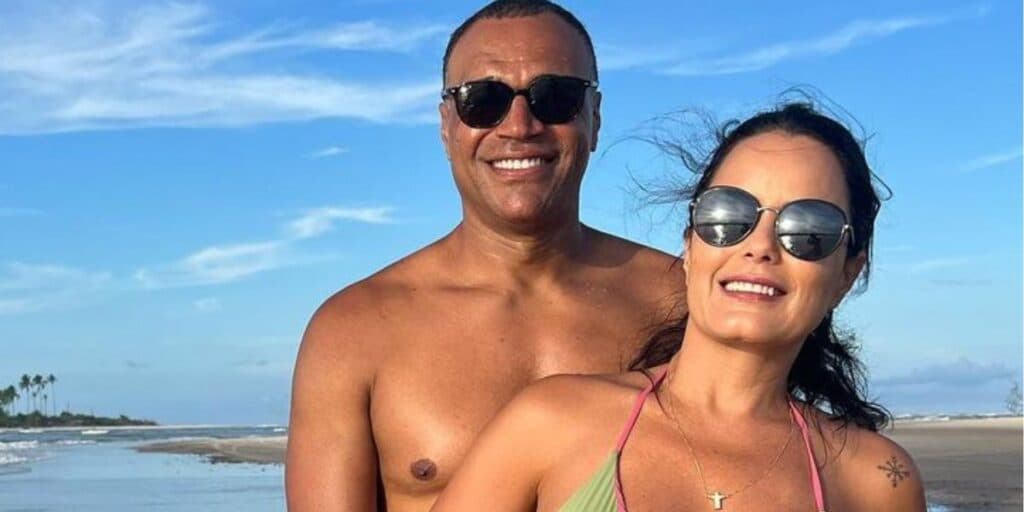 A situação que fez Denílson cair no choro e confessar sobre Luciele: "Pra minha mulher foi algo surreal"