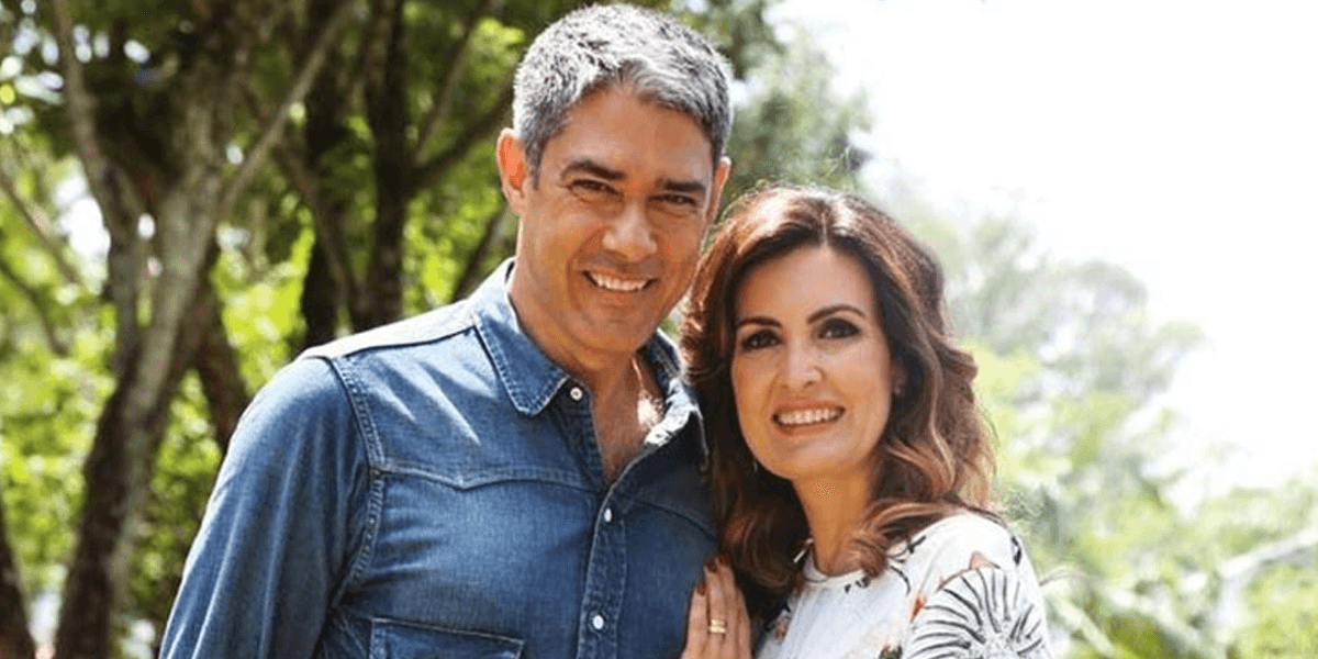 Fátima Bernardes e William Bonner - Foto: Reprodução/Internet