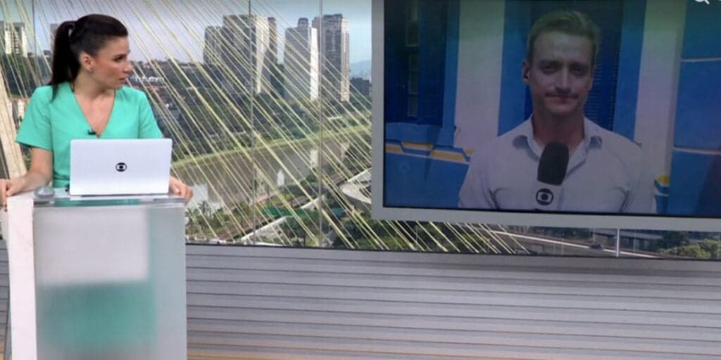 Sabina Simonato reage ao que vê de Tiago Scheuer e embarga a voz na Globo: "É o fim da picada"