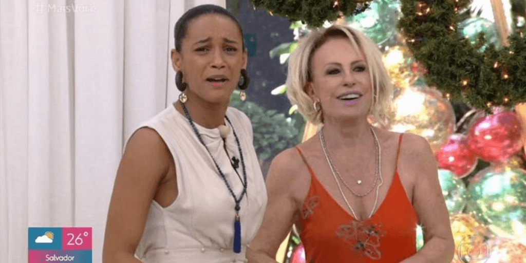 Taís Araújo precisou deixar estúdio de Ana Maria para vomitar e agora já descobrimos o porquê