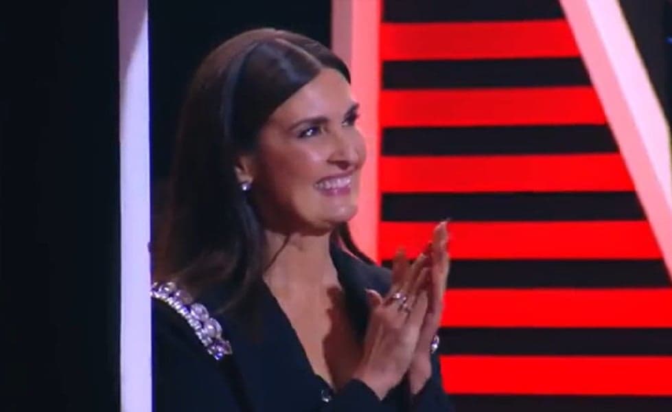 Fátima Bernardes no The Voice Brasil (Foto: Divulgação/ Globo)