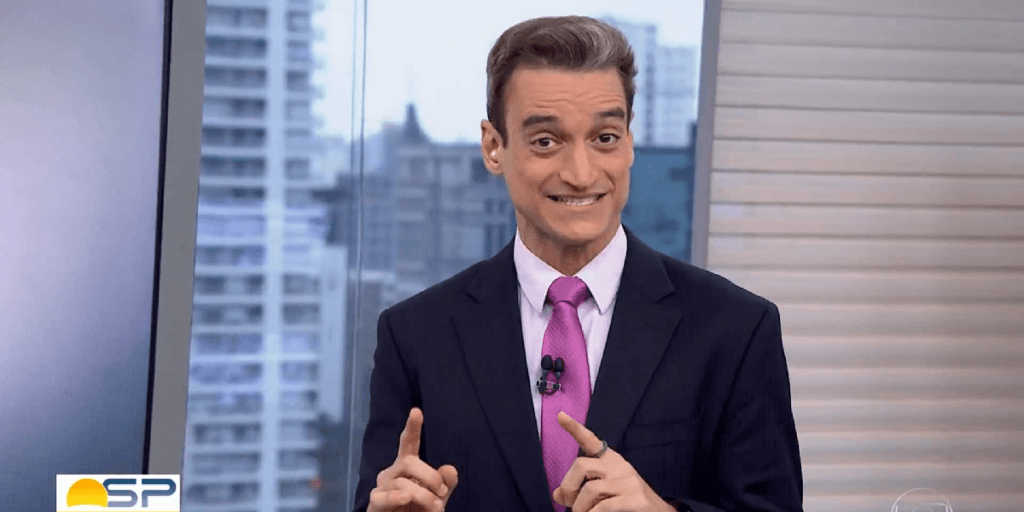 Tiago Scheuer para jornal na Globo e esclarece boatos: "Quer dizer exatamente aquilo que você tá pensando"