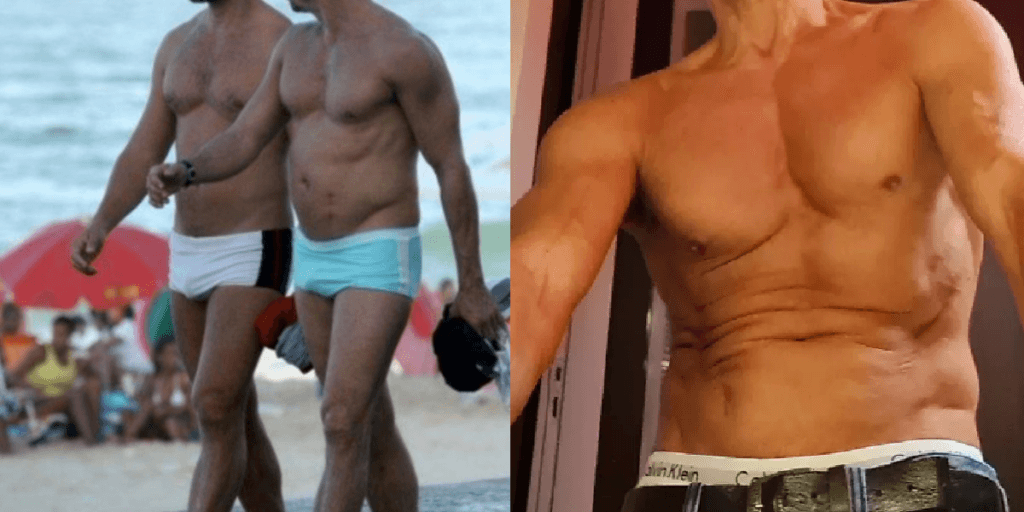 Com 54 anos, galã veterano da Globo foi flagrado aos beijos com homem no meio da rua