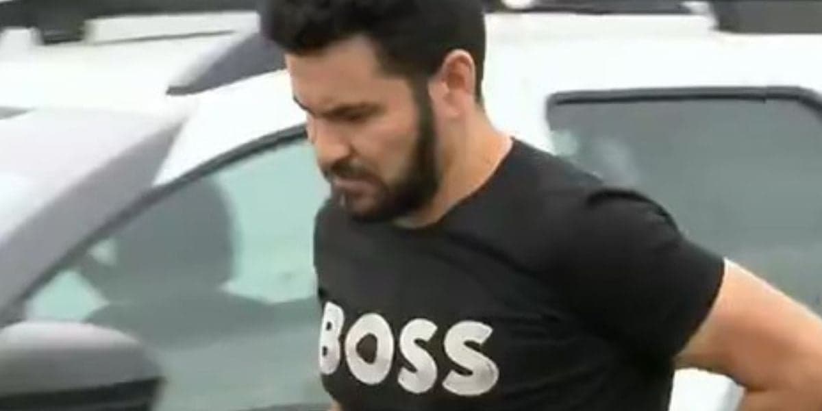 Wendel Lemes briga em bar, deixa homem em estado grave e é preso (Foto: Reprodução / RPC)