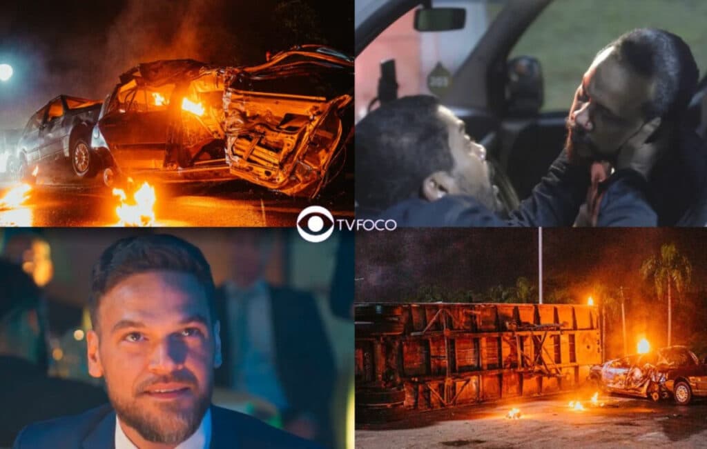 Luto em Vai na Fé - Carlão sofre acidente trágico e Theo é culpado pela morte do marido de Sol