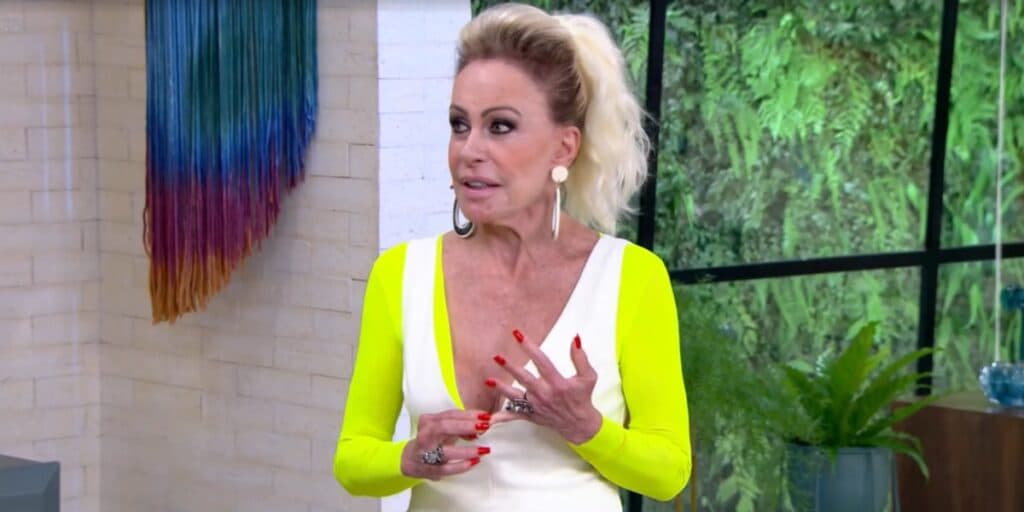Ana Maria faz pergunta íntima e coloca repórter contra parede: "Vou ter que destruir o nosso cenário"