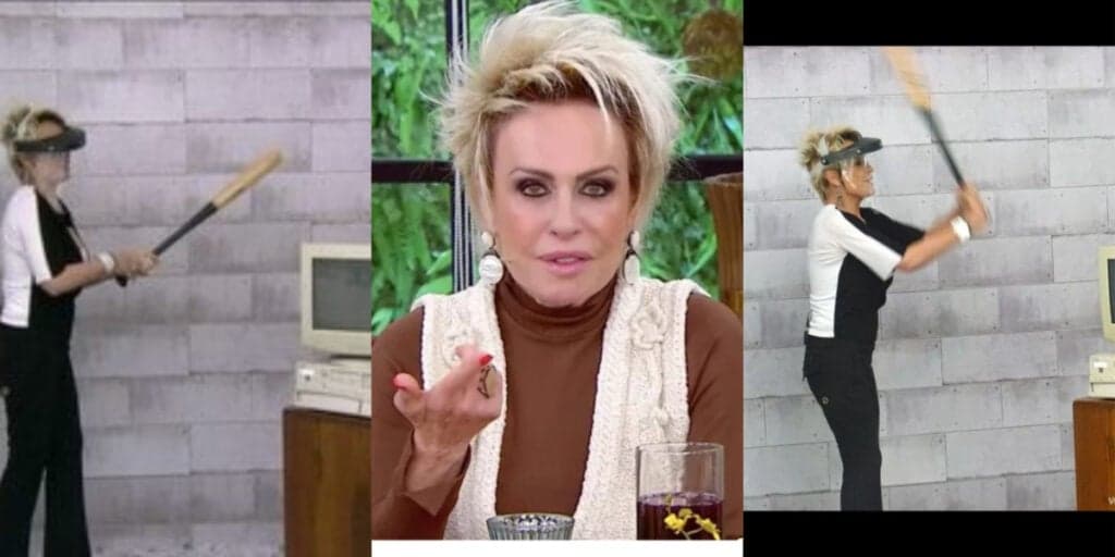 Vídeo de Ana Maria quebrando cenário em estúdio da Globo é divulgado: "Provando que tudo pode"