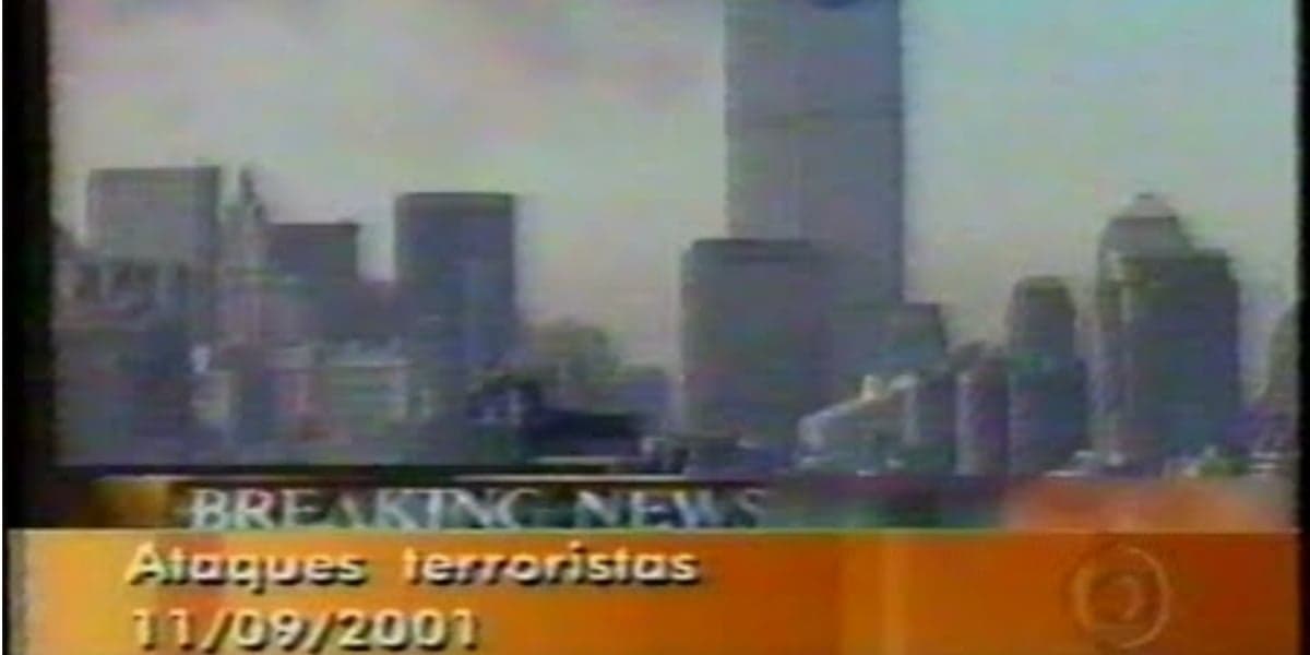 Atentado durante cobertura do "Jornal Hoje" (Foto: Reprodução/TV Globo)