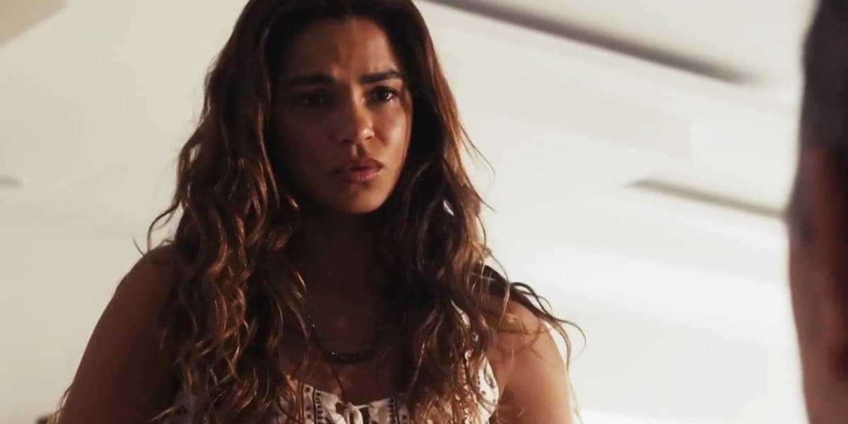 Brisa em cena da novela Travessia