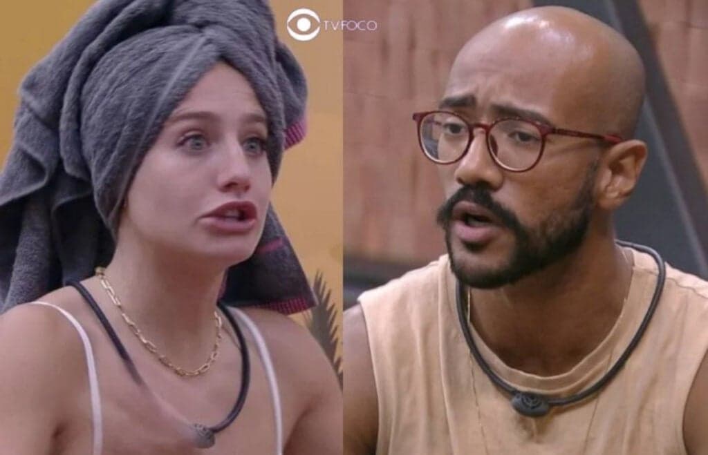 RACHA NO GRUPO: BBB23 - Bruna e Ricardo trocam farpas e a atriz perde a paciência: "Inconveniente"
