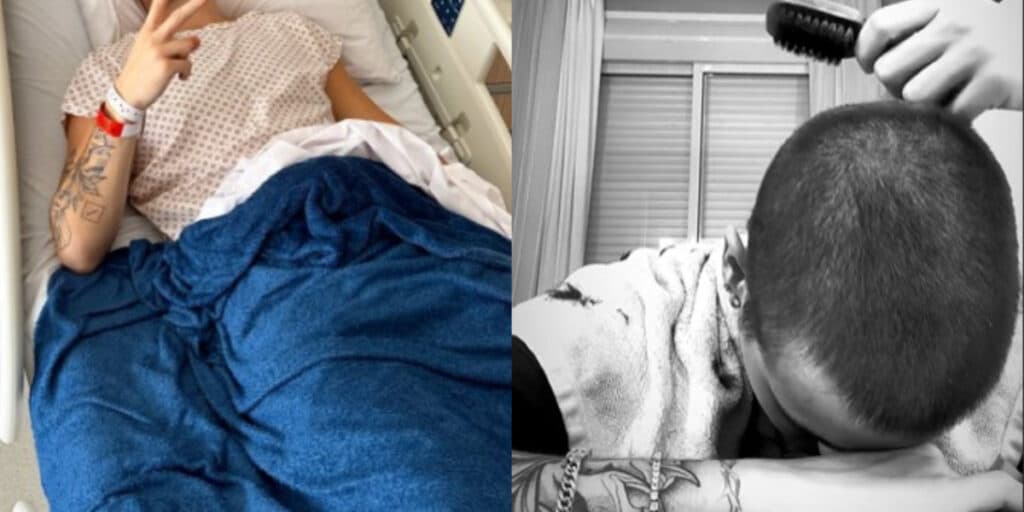 Com câncer, cantor sertanejo raspa a cabeça aos 26 anos e relata drama que vem sofrendo: "Processo"