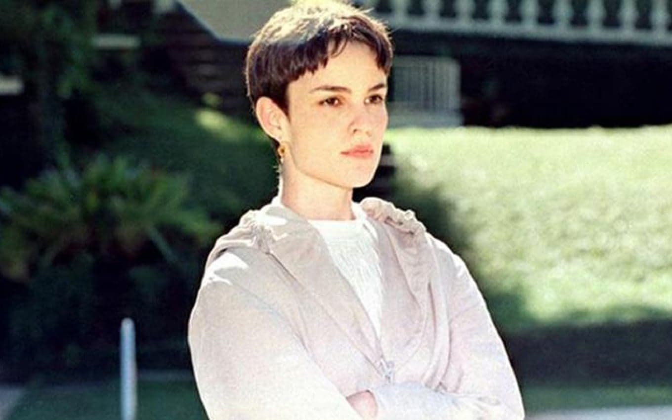 Carolina Kasting como "Brida" na novela que carregou o nome da sua personagem, pela TV Manchete em 1998 (Foto Reprodução/Observatório)
