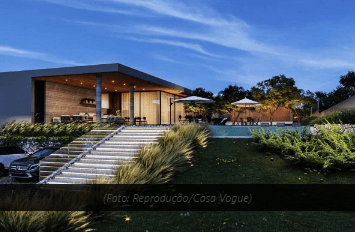 Mansão de Wanessa Camargo é cercada de muito verde à pedido da própria cantora (Foto: Casa Vogue)