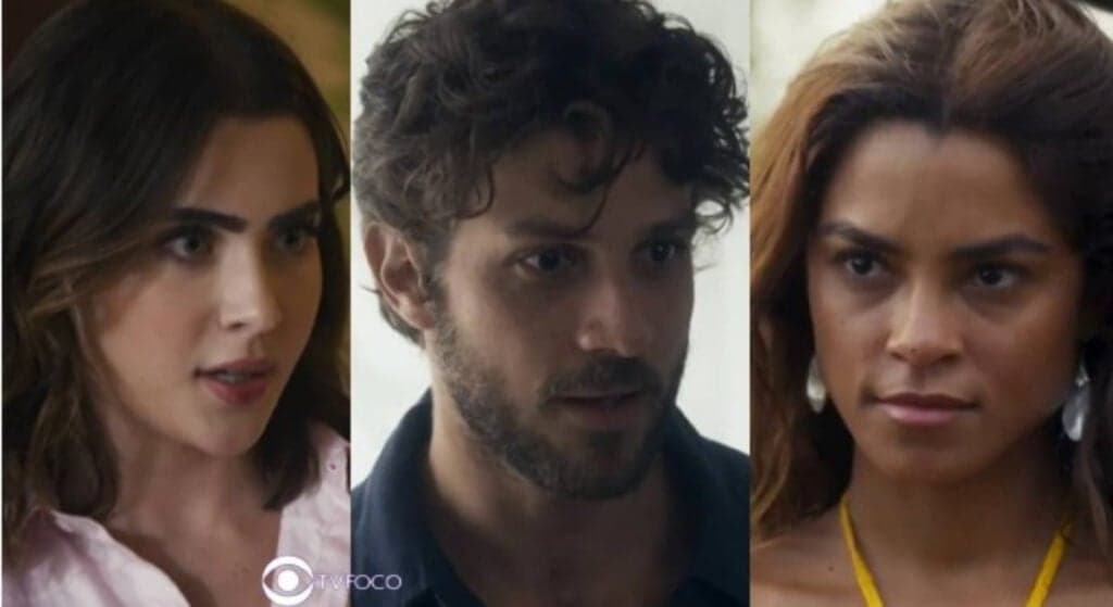 Travessia - Para provocar a rival, Chiara convida Brisa para o seu casamento com Ari e festa termina em barraco