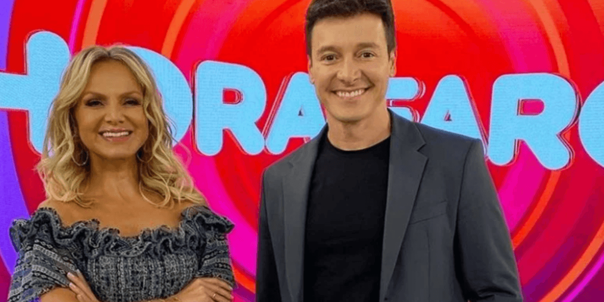Eliana falou abertamente sobre disputa de audiência com Rodrigo Faro aos domingos (Foto: Divulgação Record) Eliana falou abertamente sobre disputa de audiência com Rodrigo Faro aos domingos (Foto: Divulgação Record)