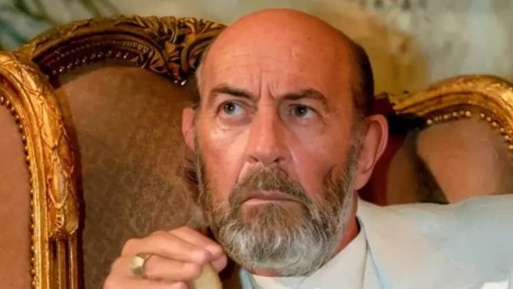 O Rei do Gado - Geremias tenta se livrar do remorso, volta para Itália e irmão morto fala com ele: "Roubamos da nossa mãe"