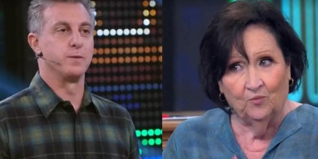 Dona Dea tira objeto de dentro de blusa, expõe para Livia e entrega para Huck: “Vou dar para o meu chefe”