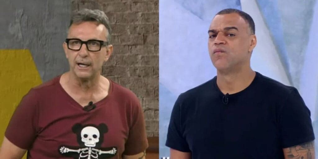 Isto é o que Neto falou sobre Denílson, sua inimizade declarada na Band: "Eu não gostei"