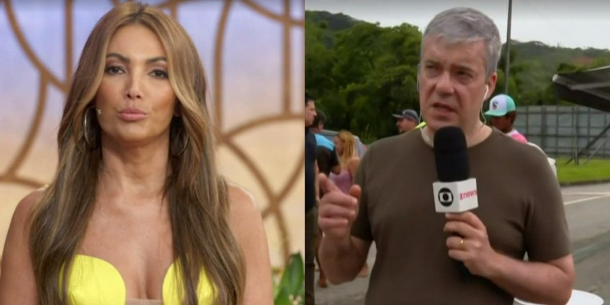 Patrícia Poeta conversou com Roberto Kovalick ao vivo (Foto: Reprodução/TV Globo) Patrícia Poeta conversou com Roberto Kovalick ao vivo (Foto: Reprodução/TV Globo)