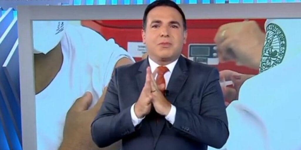 Reinaldo Gottino expõe barraco de famosa e estúdio da Record é invadido ao vivo: "Que isso?"