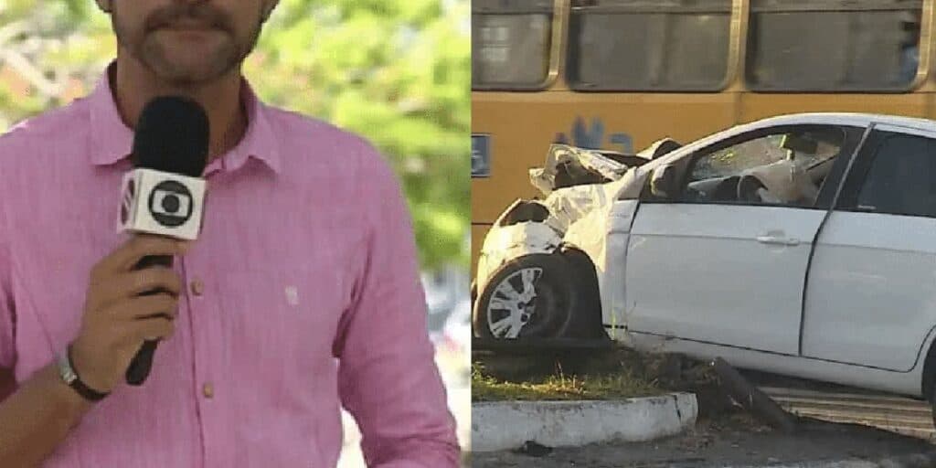 Repórter da Globo sofre acidente de carro, vai parar na UTI e emissora atualiza estado de saúde do jornalista