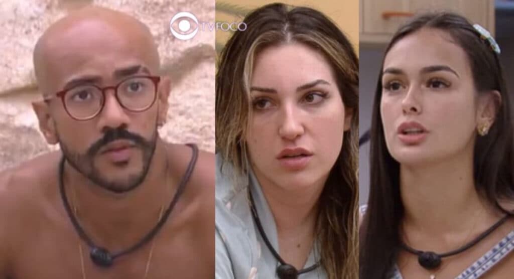 BBB23 - Briga por ovo faz Ricardo explodir com Amanda e Larissa e clima fica tenso entre aliados